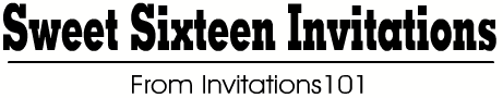 Sweet Sixteen Invitations